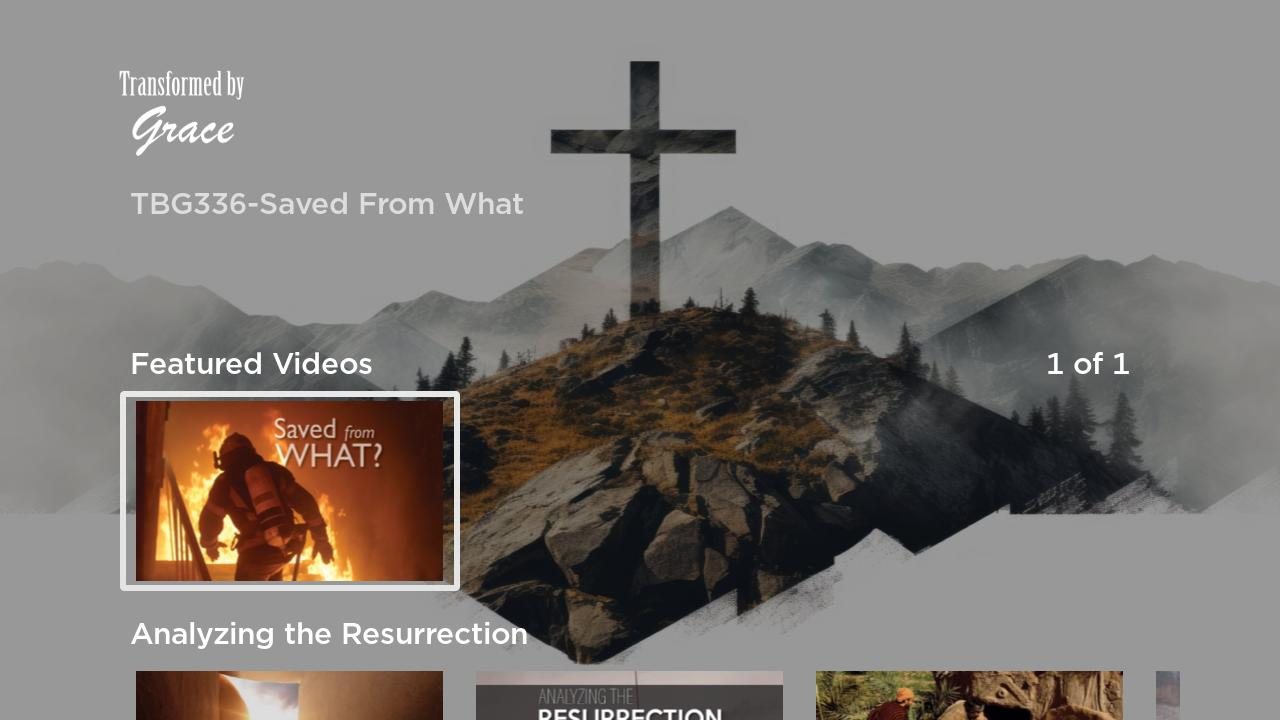 transformed by grace